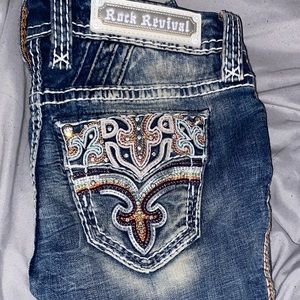 Rock revival jeans 25 straight leg